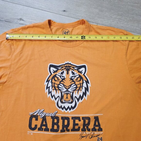 Detroit Tigers Miguel Cabrera #24 2XL Orange Short Sleeve Shirt - Picture 4 of 7
